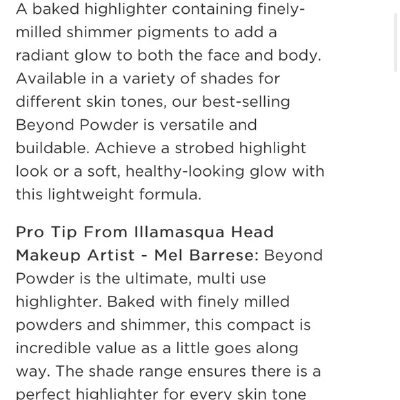 Illamasqua Beyond Powder Highlighter in Deity BNIB - Picture 12 of 14
